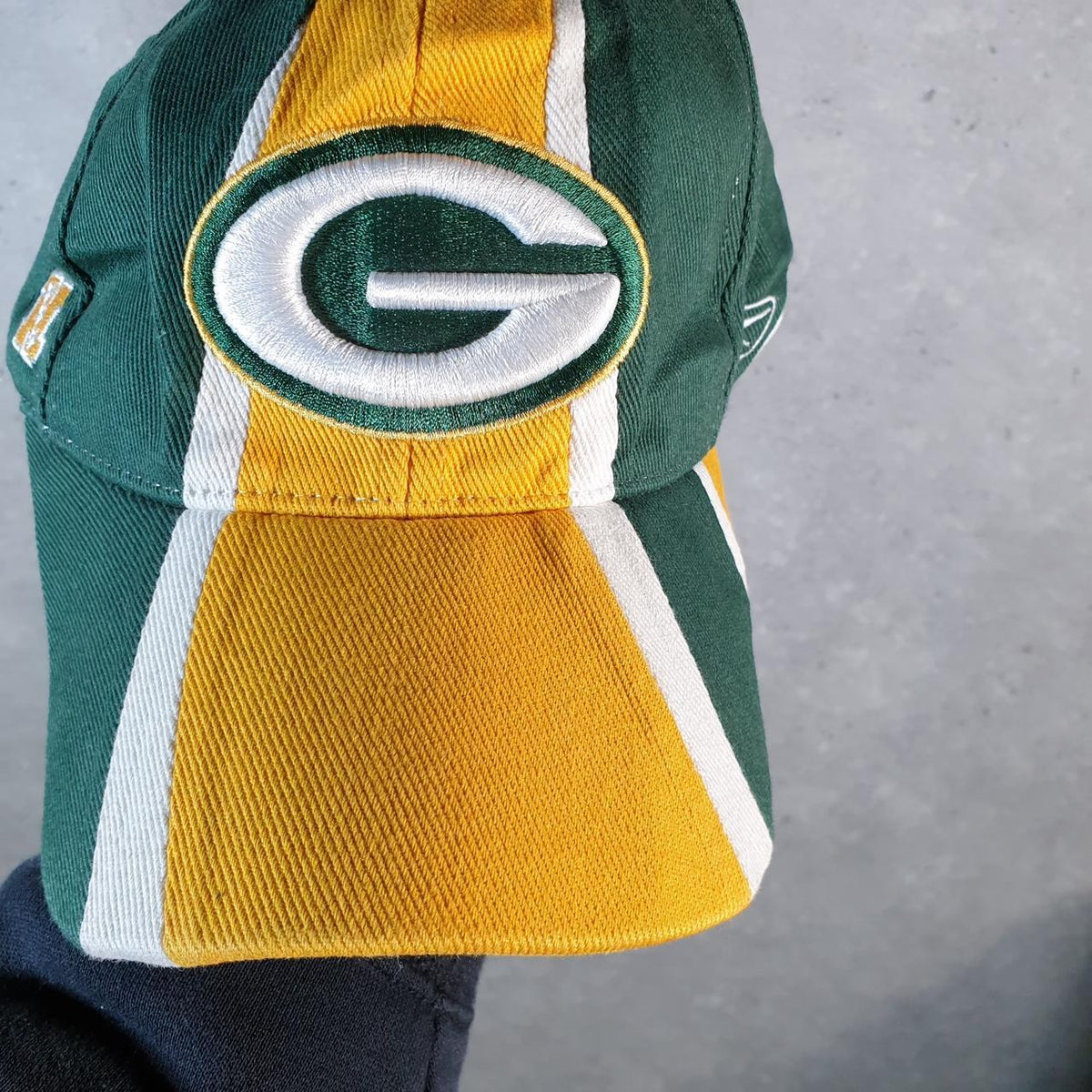 Vintage Reebok NFL Green Bay Packers Cap Men’s USA Spellout Athletic C8537