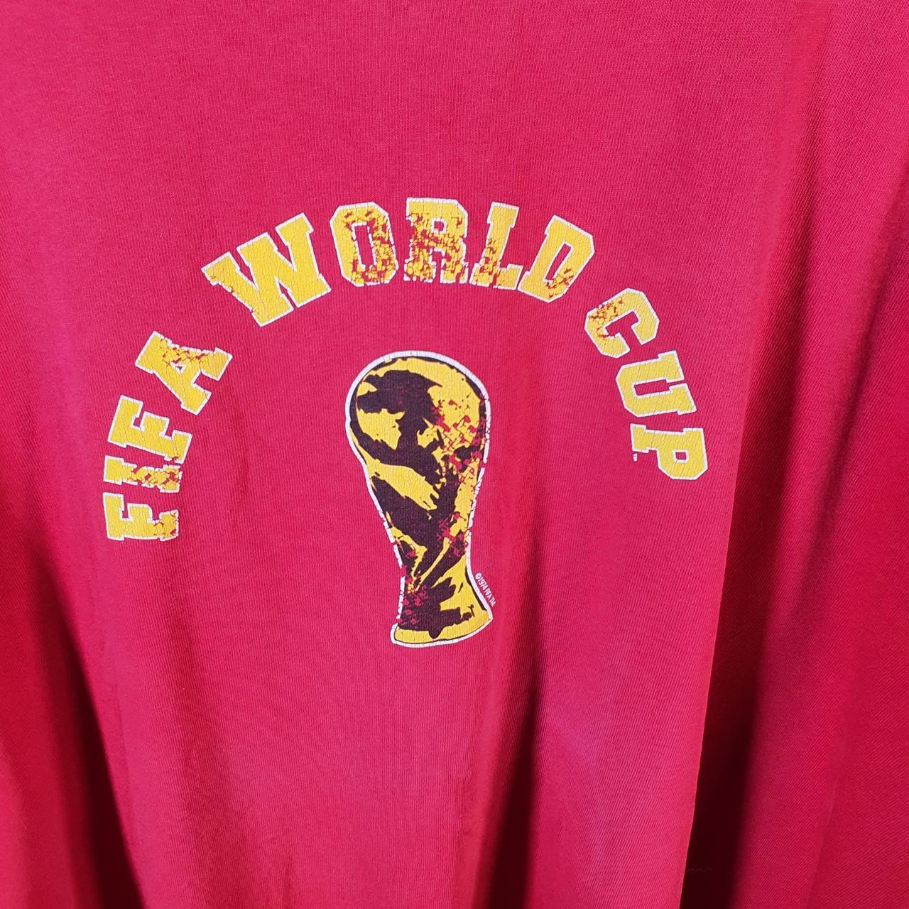 Vintage Adidas Germany 2006 FIFA World Cup Spain T Shirt Shirt Men’s XL Red Football