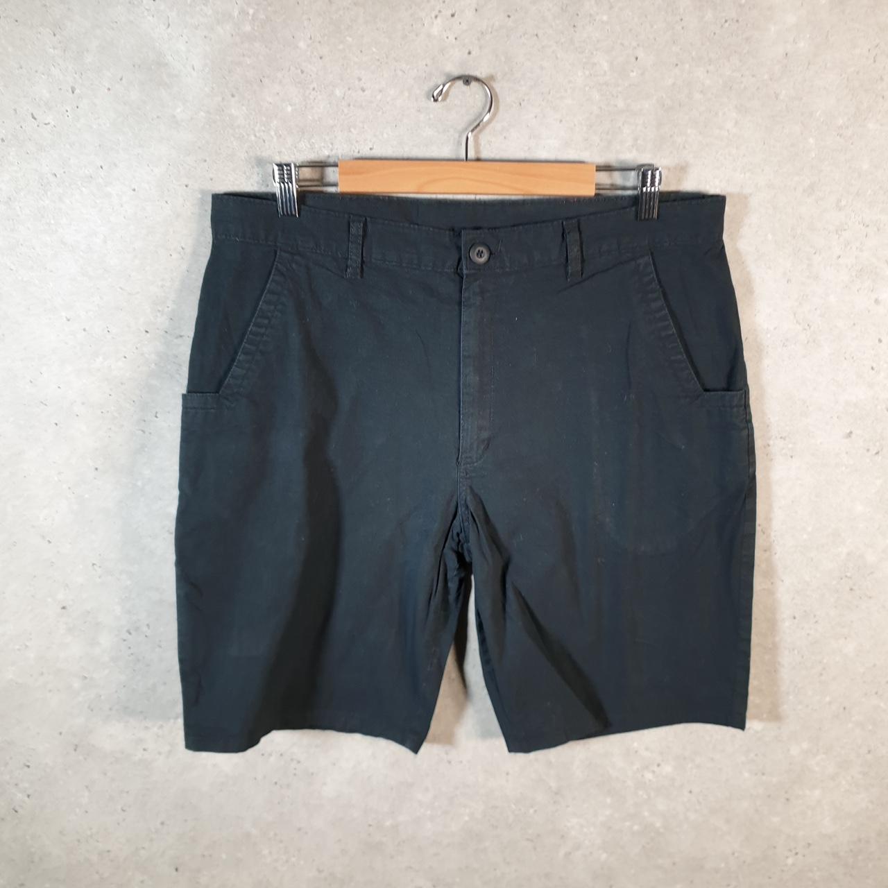 Vintage Dickies Baggy Chino Shorts Jorts Cargo Mens W36 Black Loose Fit