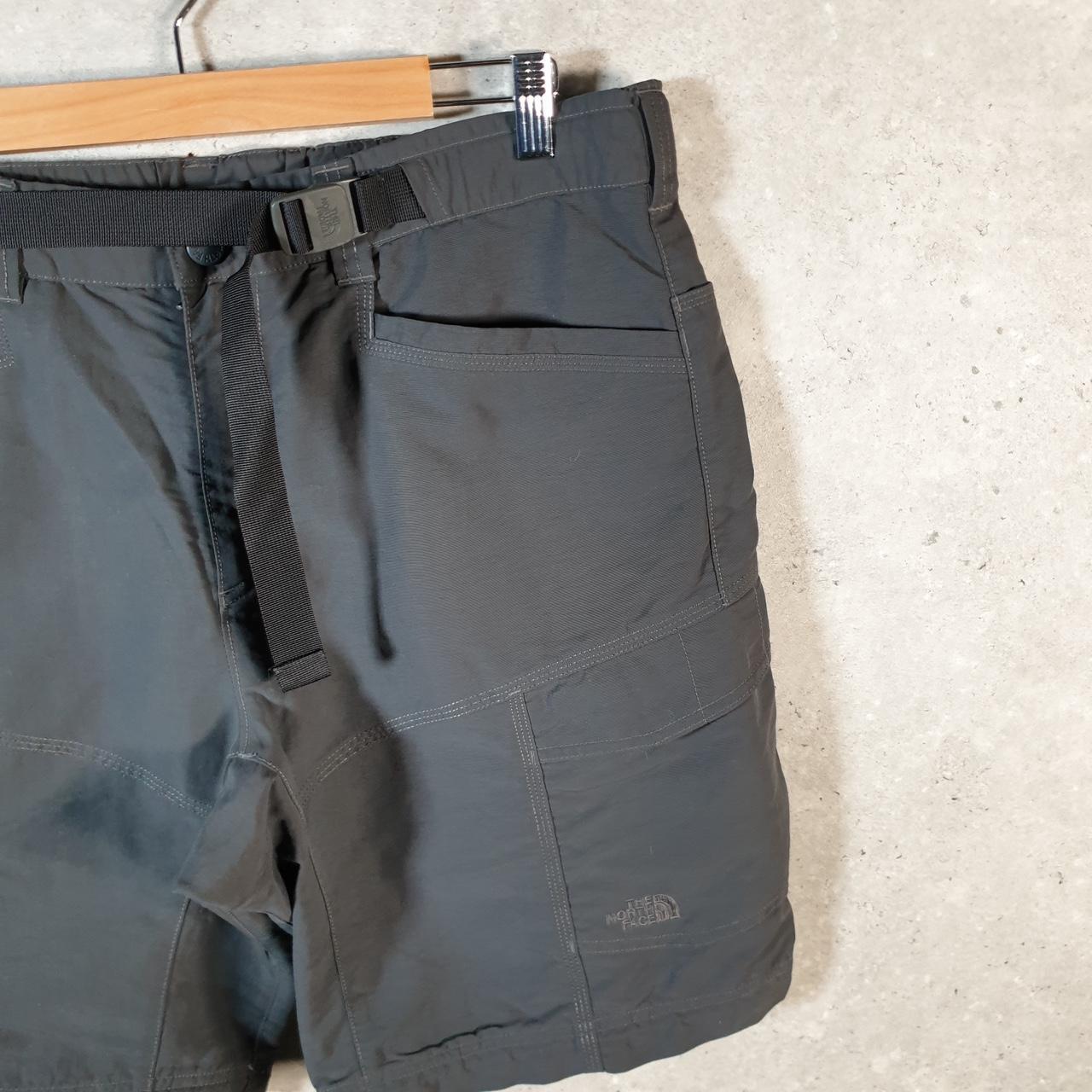 Vintage The North Face TNF Shorts Jorts Chino Cargo Men’s W36 Grey Baggy Cotton
