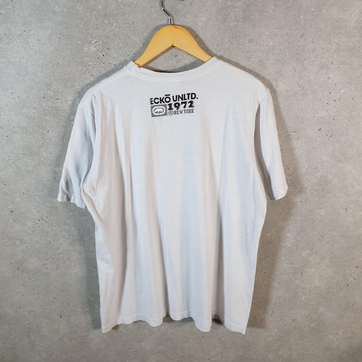 Vintage Ecko Unltd. Y2K T Shirt Men’s Large White Casual Sports Logo Athletic