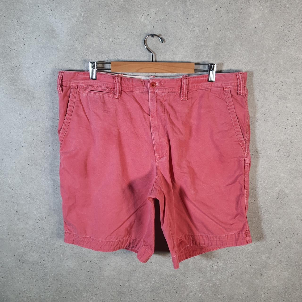 Vintage Ralph Lauren Polo Shorts Jorts Chino Cargo Men’s W40 Tall Pink Baggy Cotton