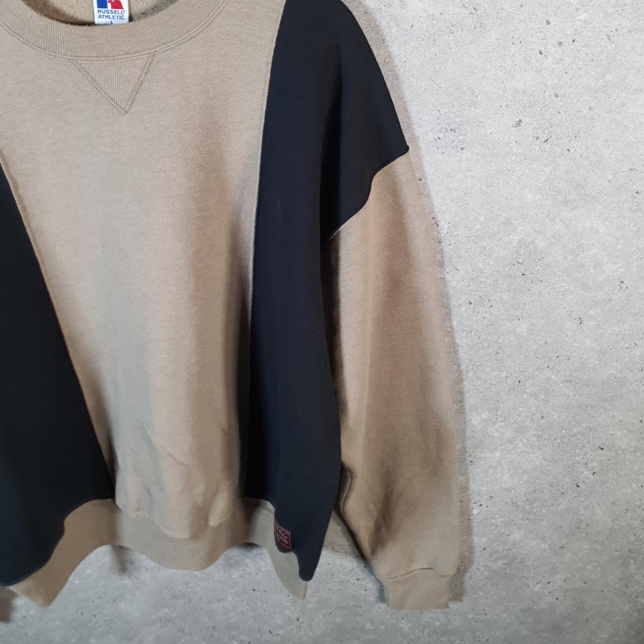 Vintage Russell Athletic USA Blank Sweatshirt Men’s Large Brown Pullover Baggy