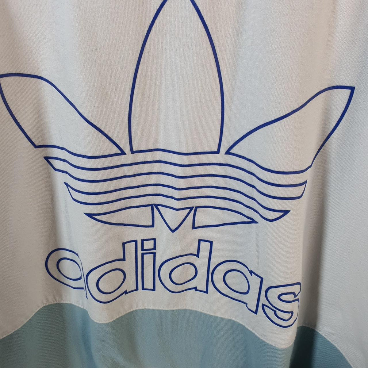 Vintage Adidas Trefoil Retro T Shirt Shirt Men’s Small Blue Logo Athletic