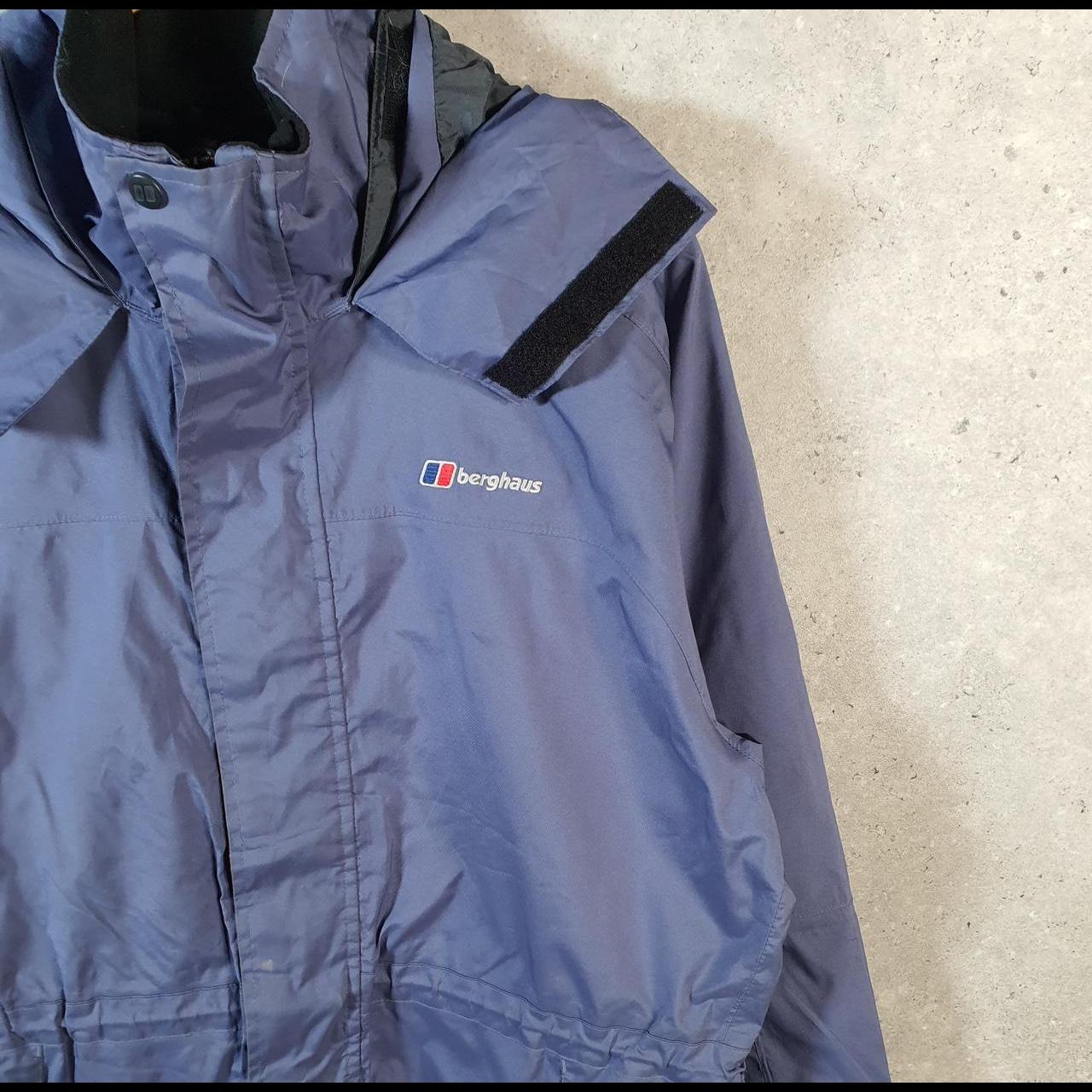 Vintage Bergahus Shell Jacket Women’s UK12 Purple Logo Full Zip Winter