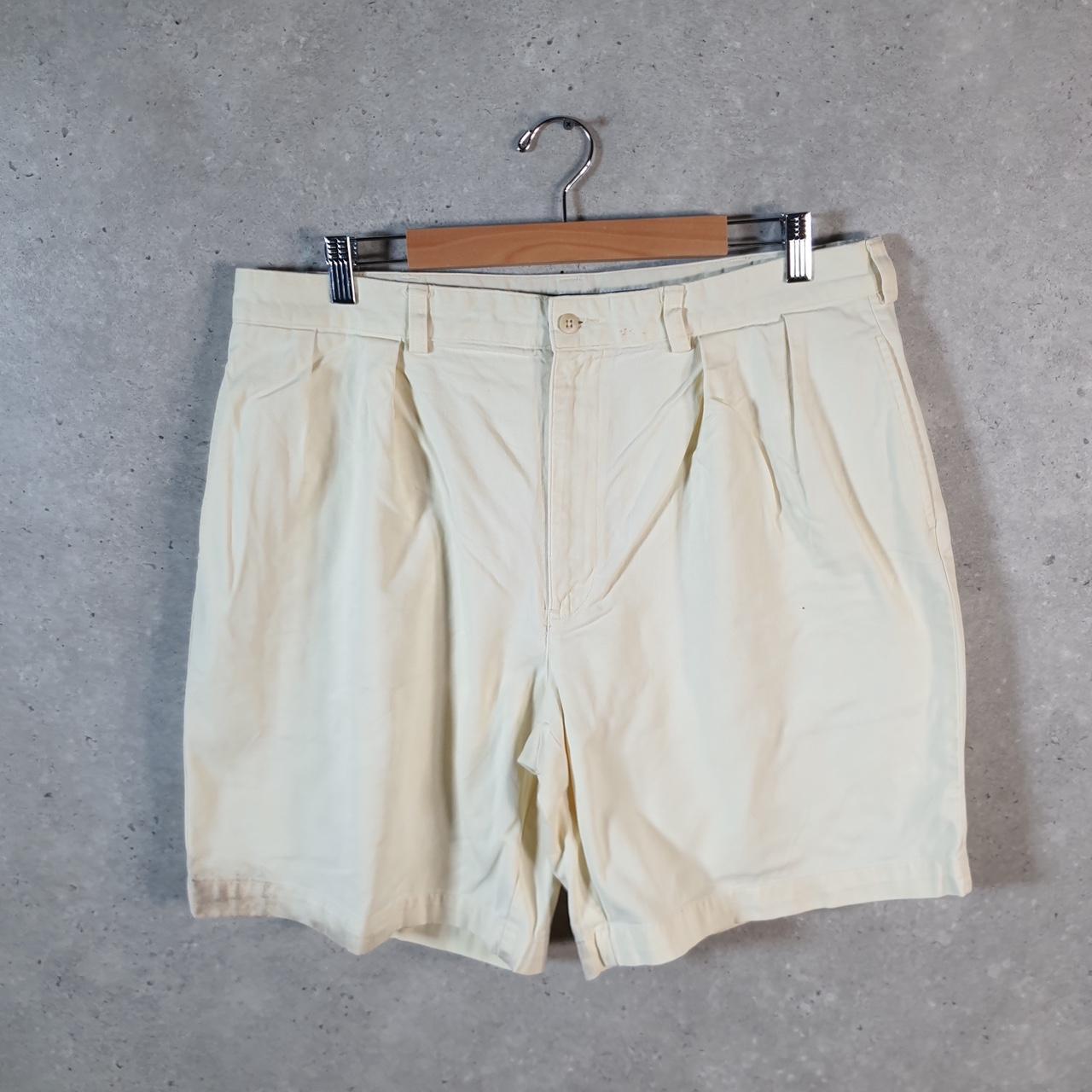 Vintage Ralph Lauren Polo Shorts Jorts Chino Cargo Men’s W36 Brown Baggy Cotton A4371