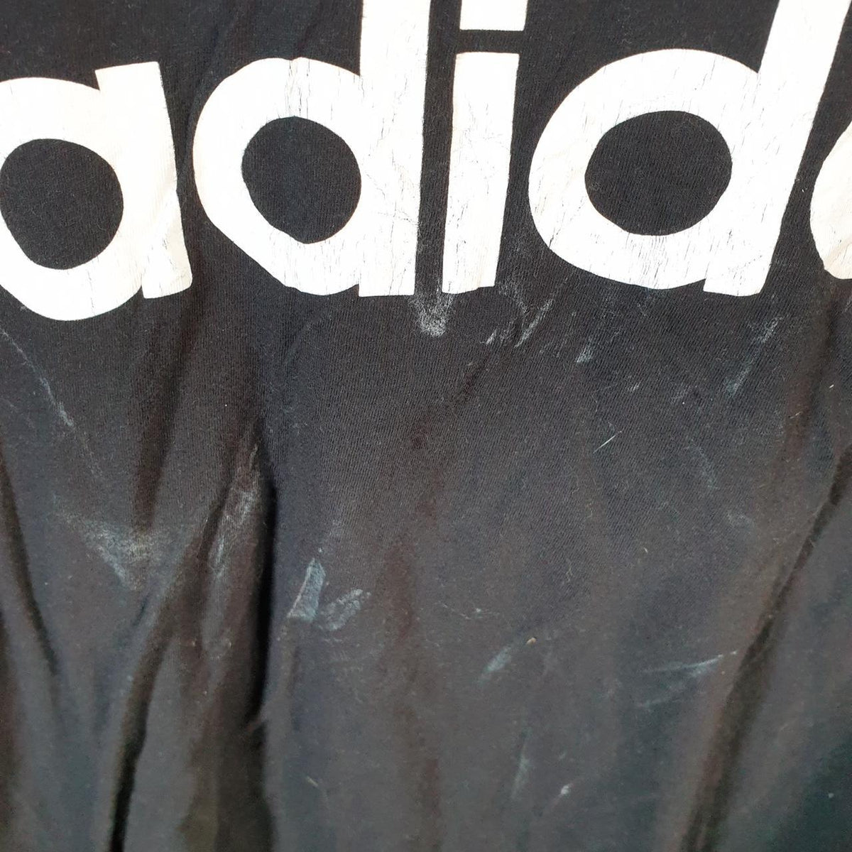 Vintage Adidas Amplifier Spellout T Shirt Men’s XL Black Three Stripes Logo Athletic