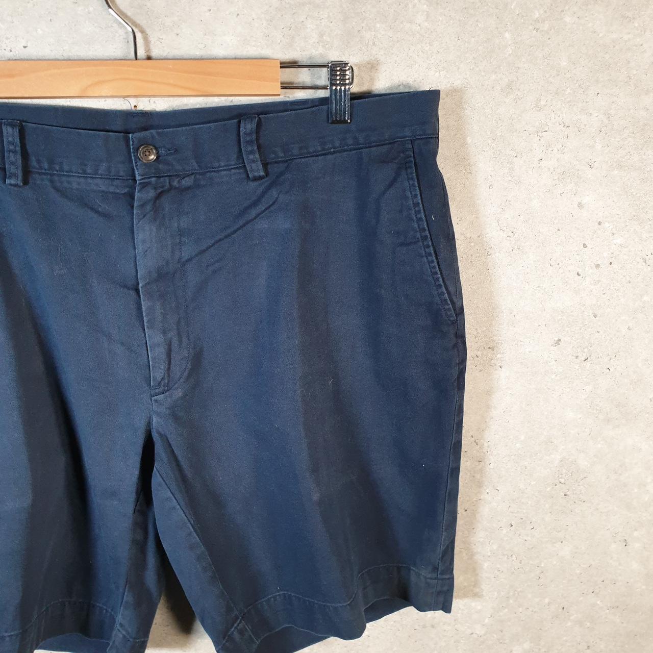 Vintage Ralph Lauren Polo Shorts Jorts Chino Cargo Men’s W40 Navy Blue Baggy Cotton