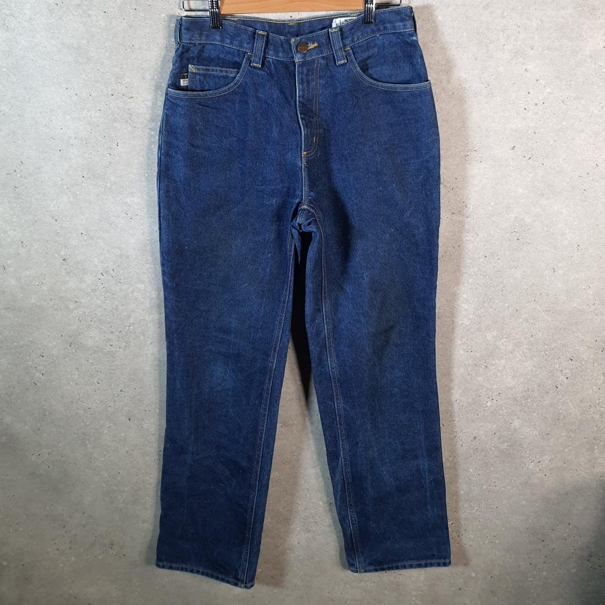 Vintage Carhartt Workwear Carpenter Jeans Mens W30 L32 Blue Denim Relaxed Fit USA