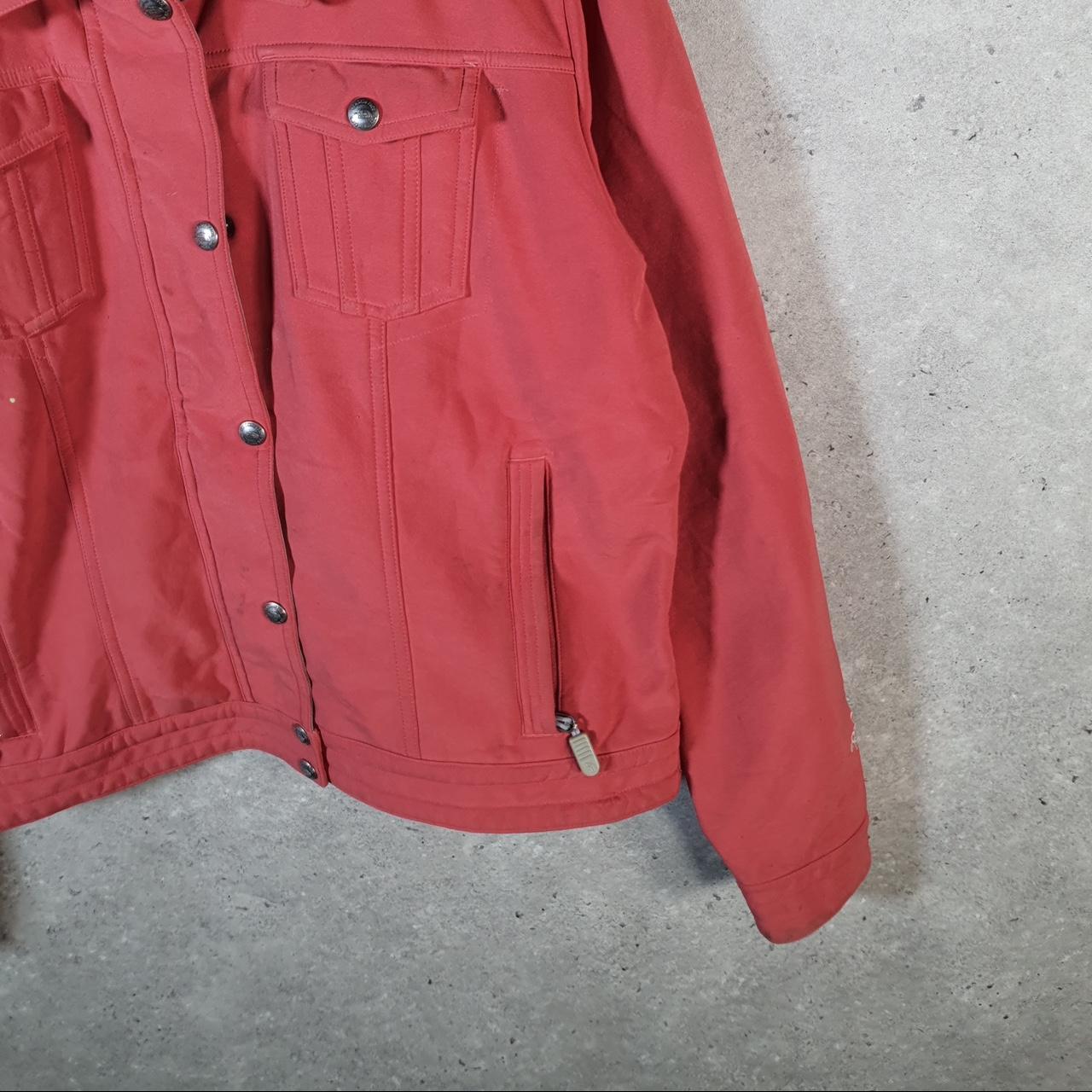 Vintage The North Face Apex Jacket Waterproof Womens Large Pink Fleece Lined