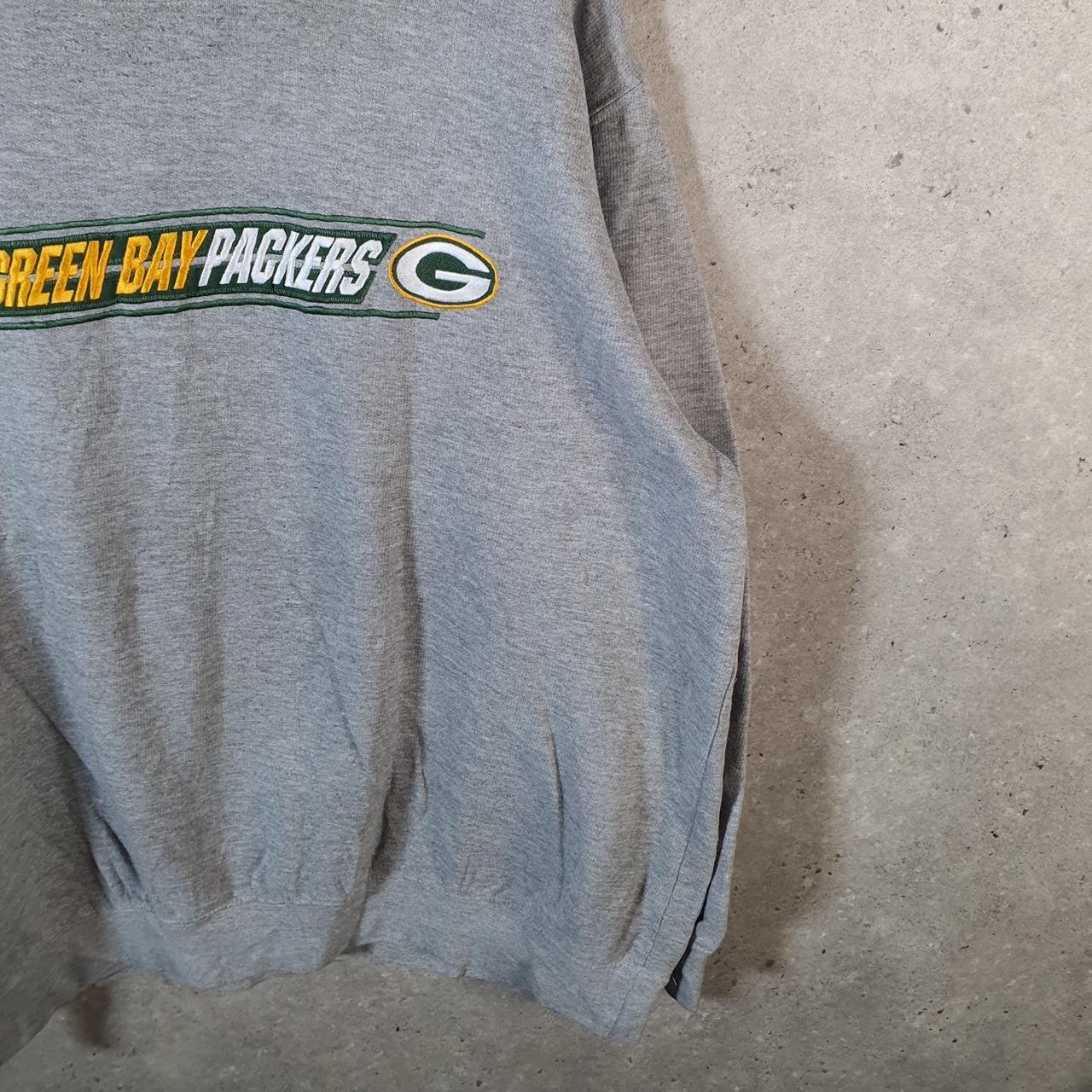 Vintage NFL Green Bay Packers Sweatshirt Men’s XL Grey Embroidered Pro Sport USA