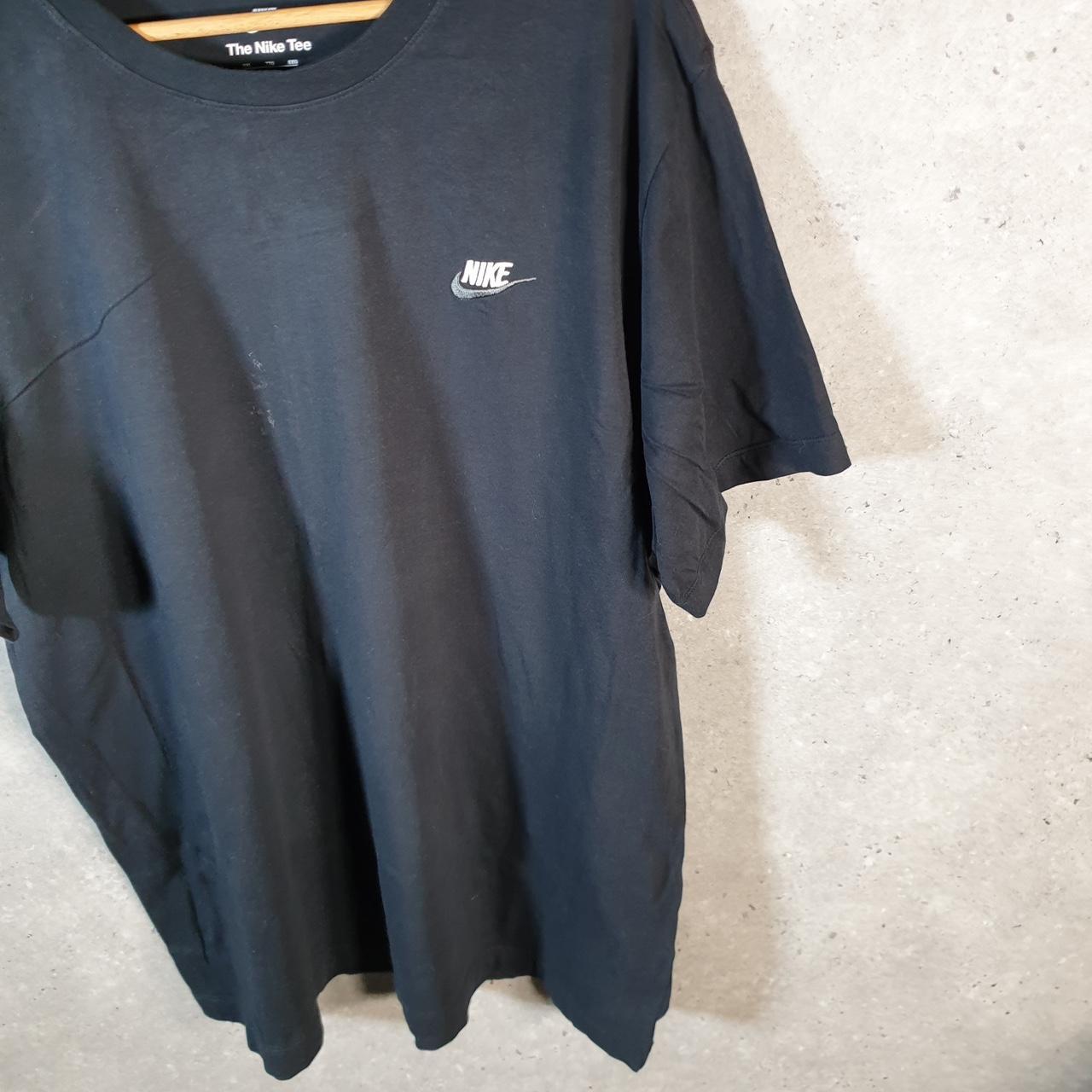 Vintage Nike Embroidered Club T Shirt Men’s 2XL Black Logo Swoosh Athletic