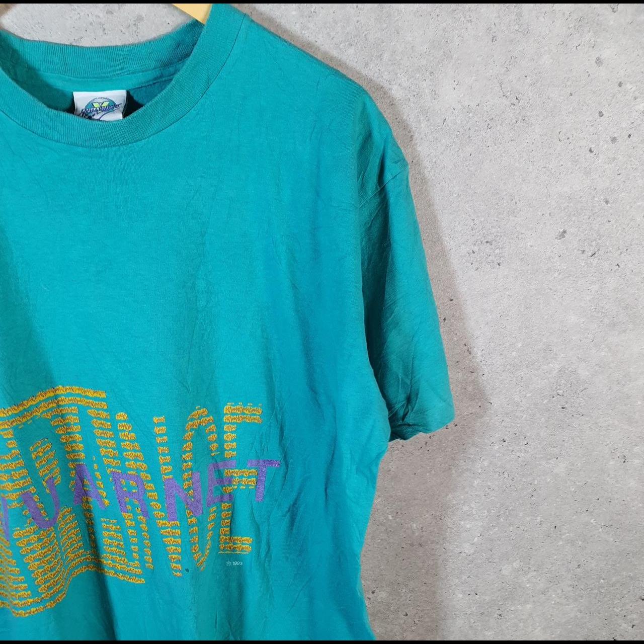 Vintage Vuarnet 1993 Graphic USA Single Stitch T Shirt Men’s XL Blue