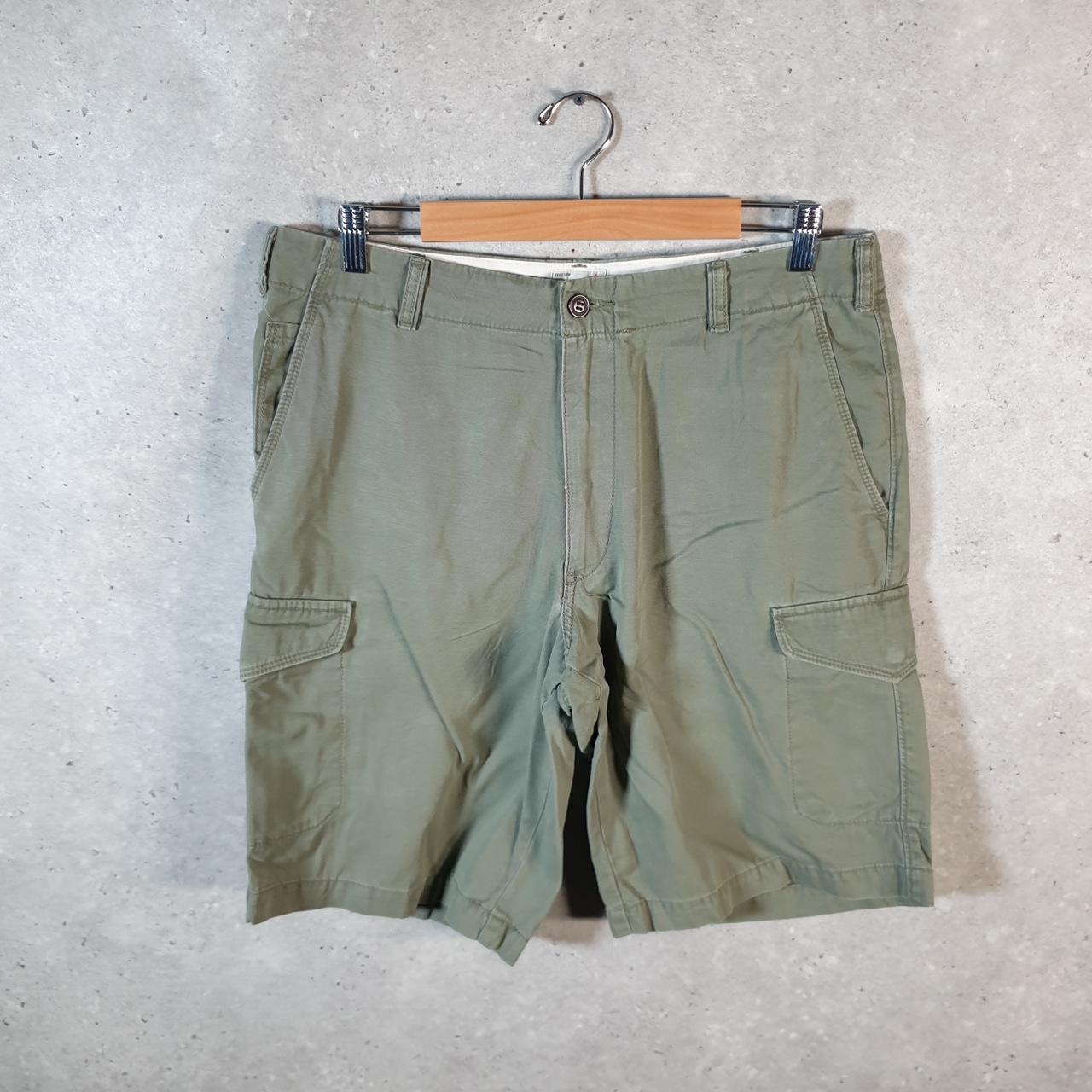 Vintage Dockers Shorts Jorts Cargo Men’s W34 Khaki Green Baggy Cotton