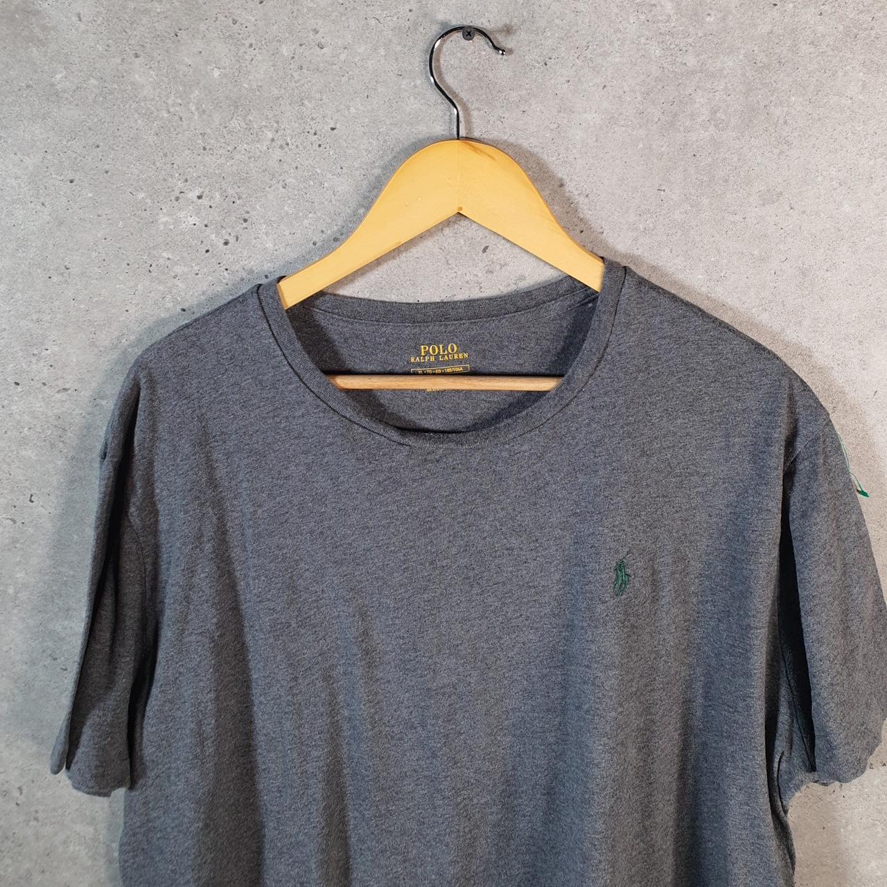 Vintage Ralph Lauren Polo Sport T Shirt Men’s XL Grey Classic Fit Embroidered Pony C8704