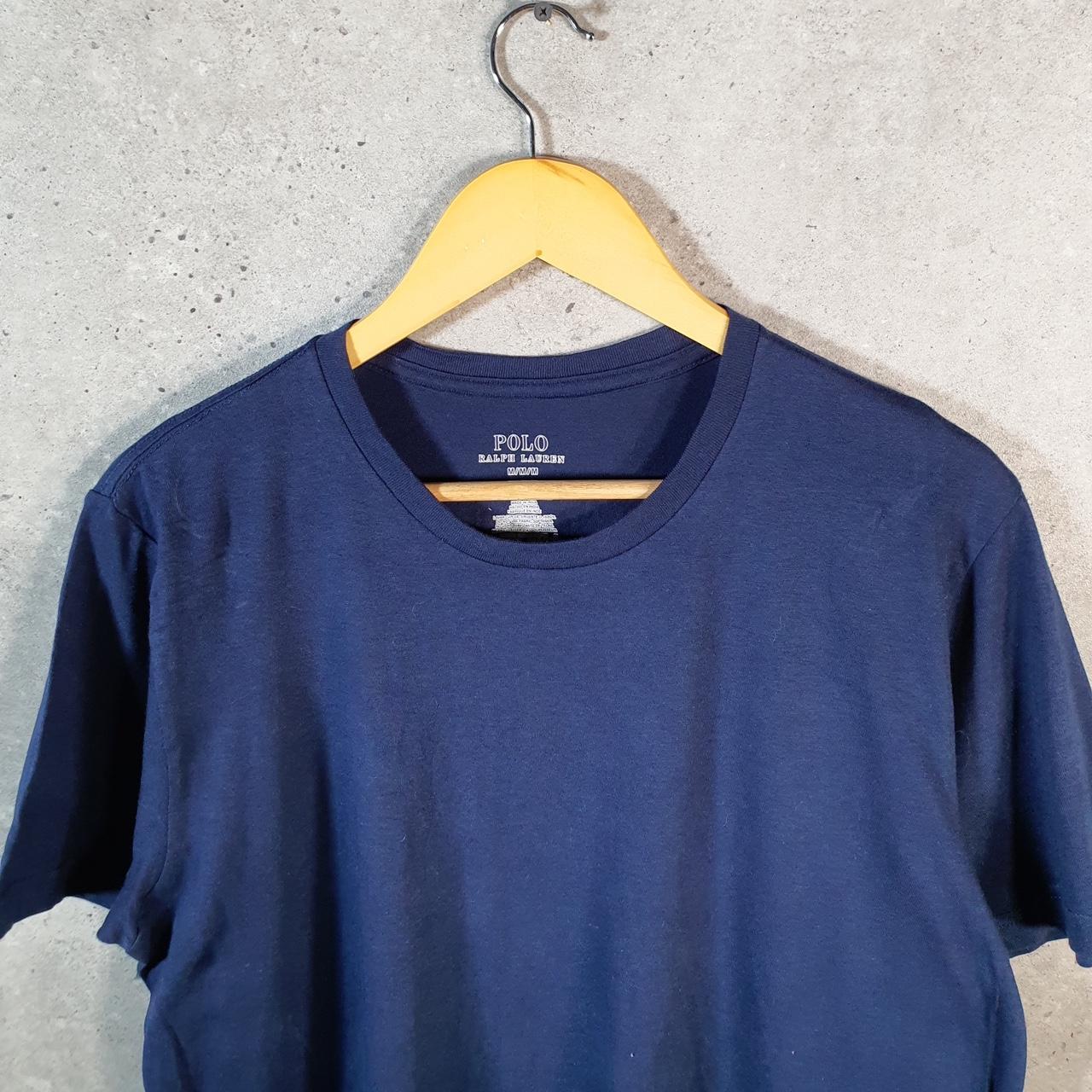 Vintage Ralph Lauren Polo Sport T Shirt Men’s Medium Blue Classic Fit Embroidered Pony C8665