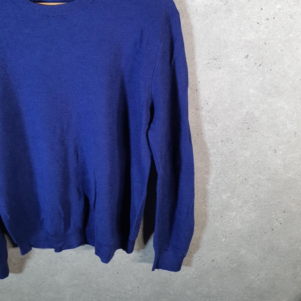 Vintage Ralph Lauren Polo Sweatshirt Men’s Medium Blue Cotton Pullover