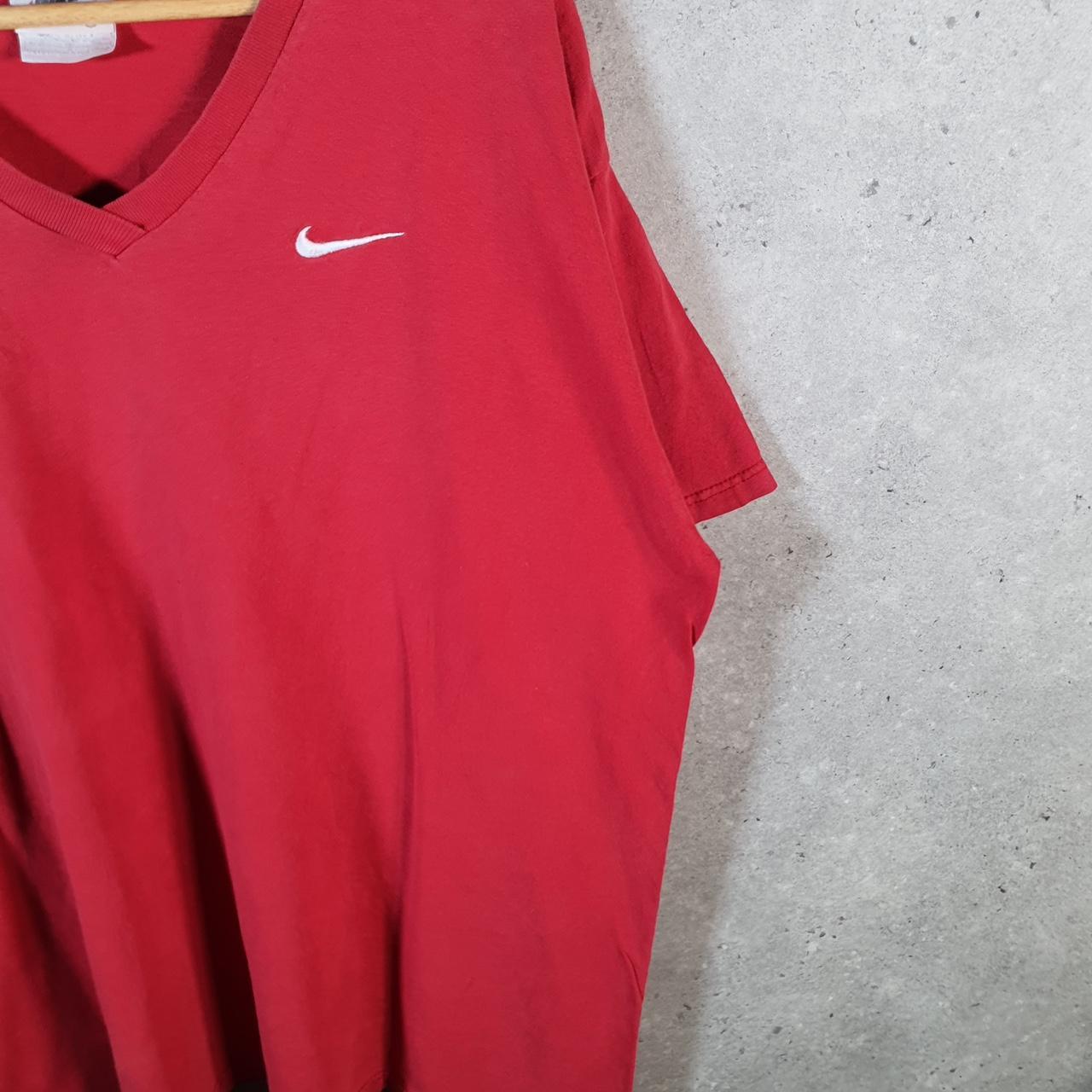 Vintage Nike USA 90s Embroidered T Shirt Men’s XL Red Logo Swoosh Athletic