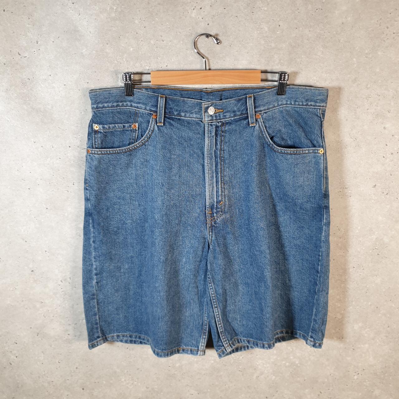 Vintage Levi’s 550 Baggy Shorts Jorts Cargo Men’s W40 Blue Relaxed Denim
