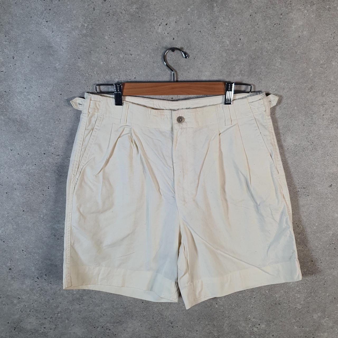 Vintage Dockers Golf Chino Shorts Jorts Cargo Men’s W32 Beige Baggy Cotton