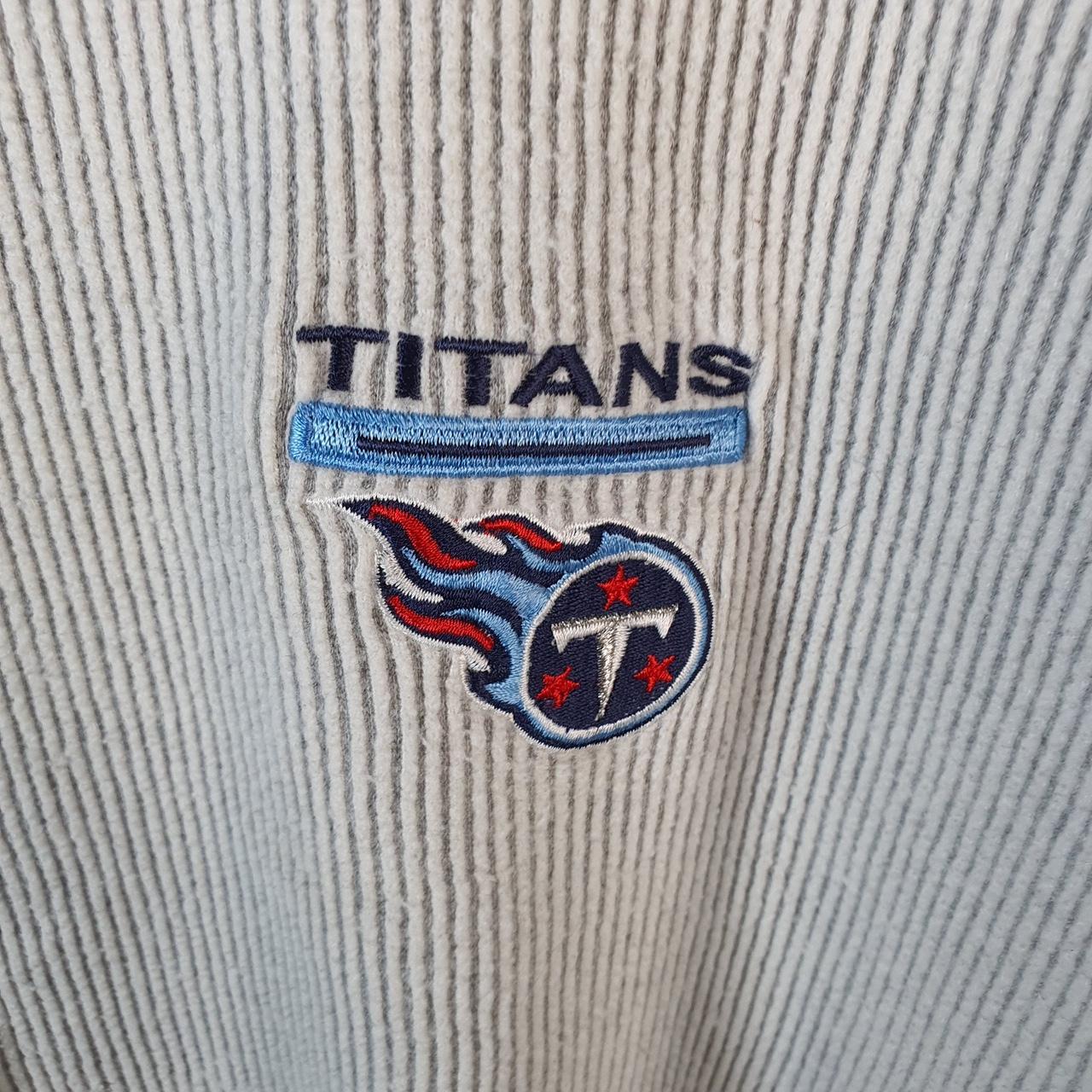 Vintage NFL Tennessee Titans Embroidered Sweatshirt Men’s Large Grey USA Pro Sport