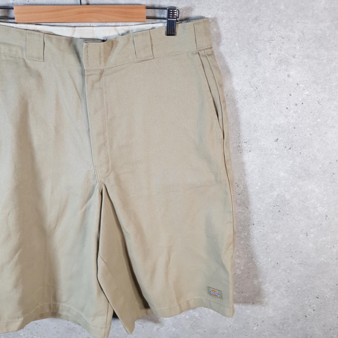 Vintage Dickies Baggy Chino Shorts Jorts Cargo Mens W36 Brown Loose Fit