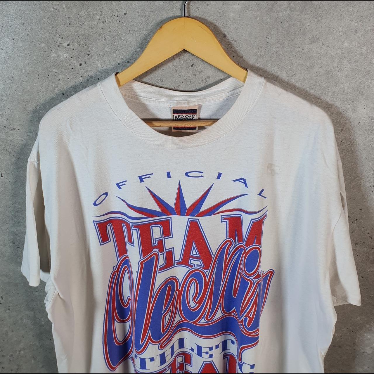 Vintage Red Oak NFL Pro Sport Graphic 90s USA Single Stitch T Shirt Men’s XL White