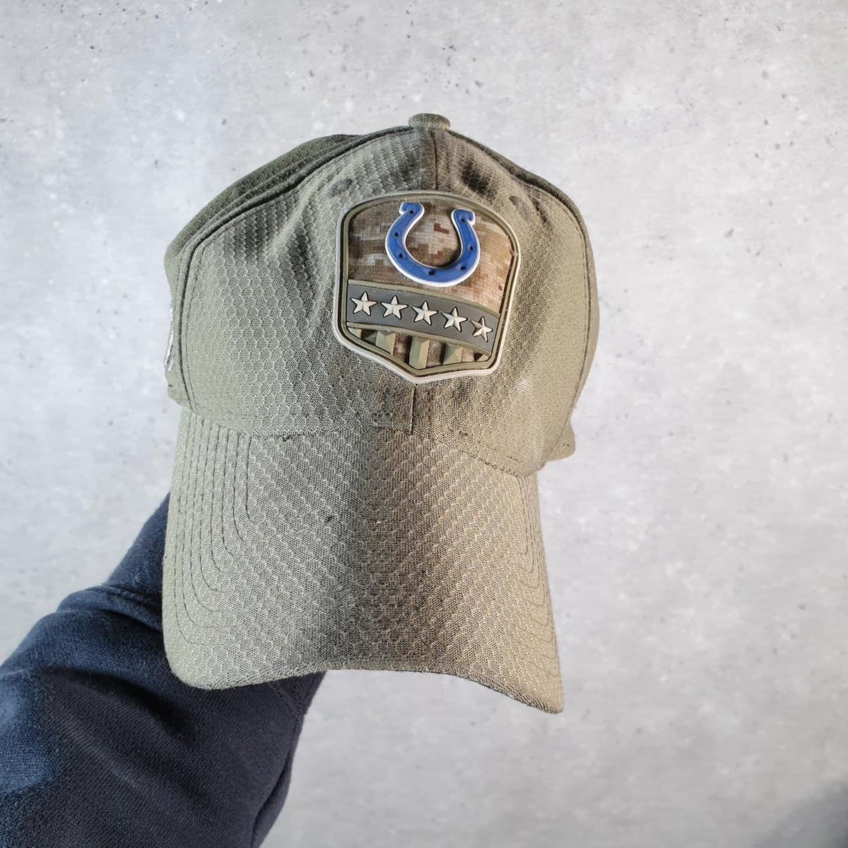 Vintage New Era NFL Indianapolis Colts Cap Men’s USA Spellout Athletic Small Medium C8551