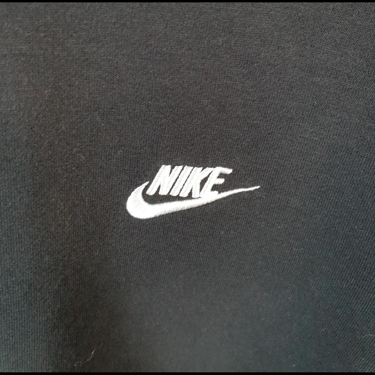 Vintage Nike Club Sweatshirt Mens 2XL Black Swoosh Y2K Pullover Embroidered Logo