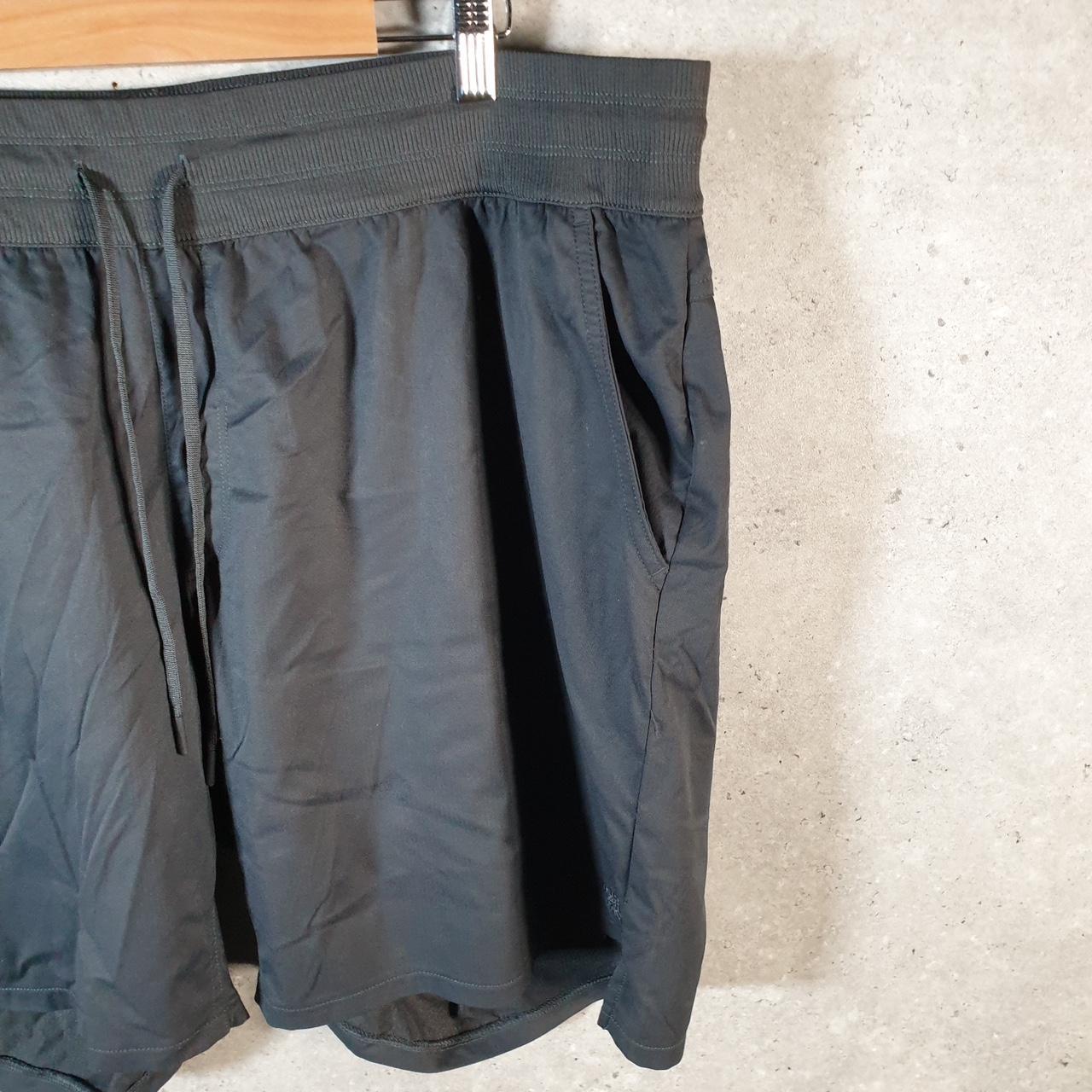 Vintage The North Face TNF Shorts Jorts Chino Cargo Womens 2XL Black Baggy Cotton
