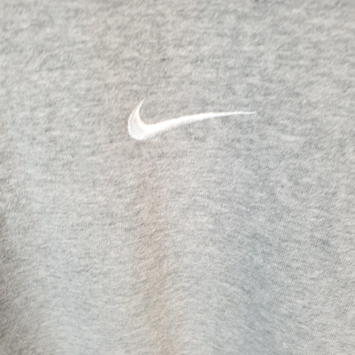 Vintage Nike Sweatshirt Mens Large Grey Single Swoosh Y2K Pullover Embroidered Logo