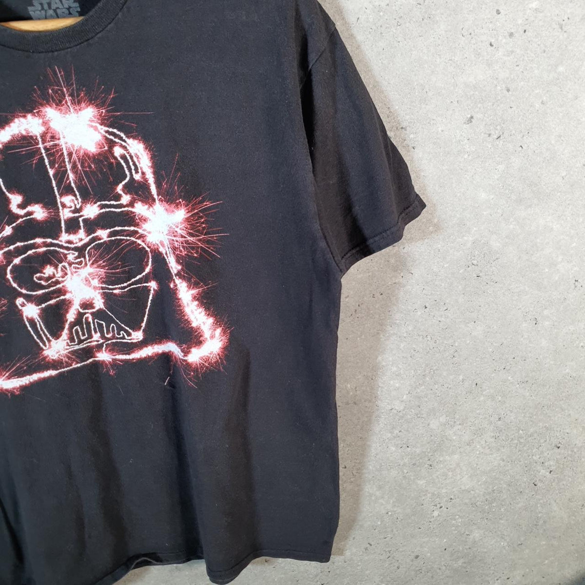 Vintage Star Wars Darth Vader T Shirt Shirt Men’s Large Black Logo Graphic Spellout