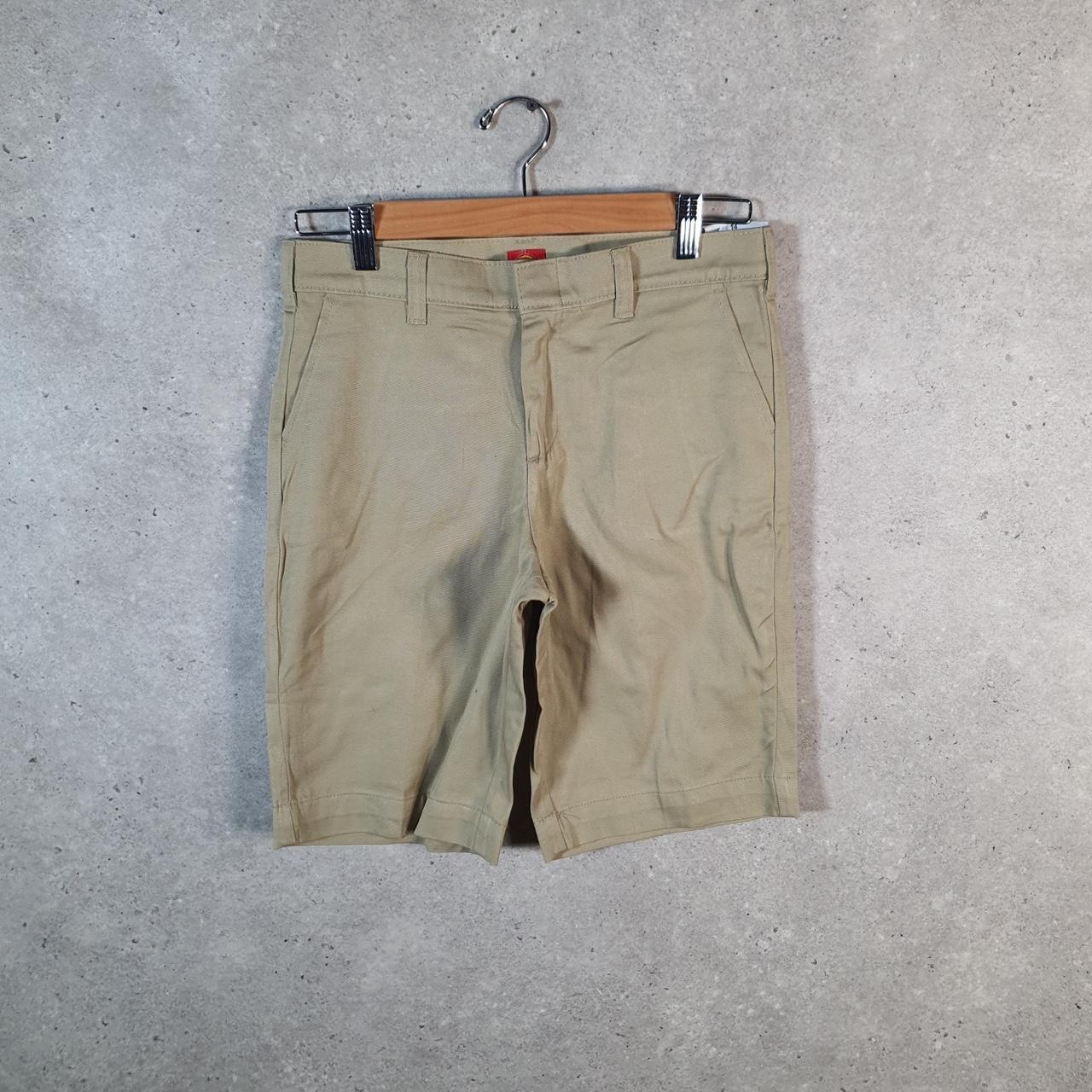 Vintage Dickies Baggy Chino Shorts Jorts Cargo Womens W28 Brown Classic Fit