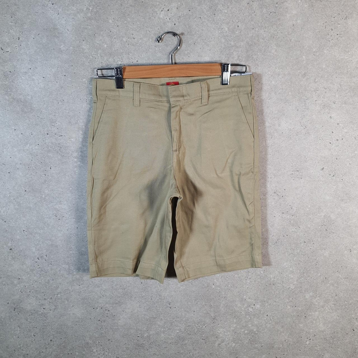 Vintage Dickies Baggy Chino Shorts Jorts Cargo Womens W28 Brown Classic Fit