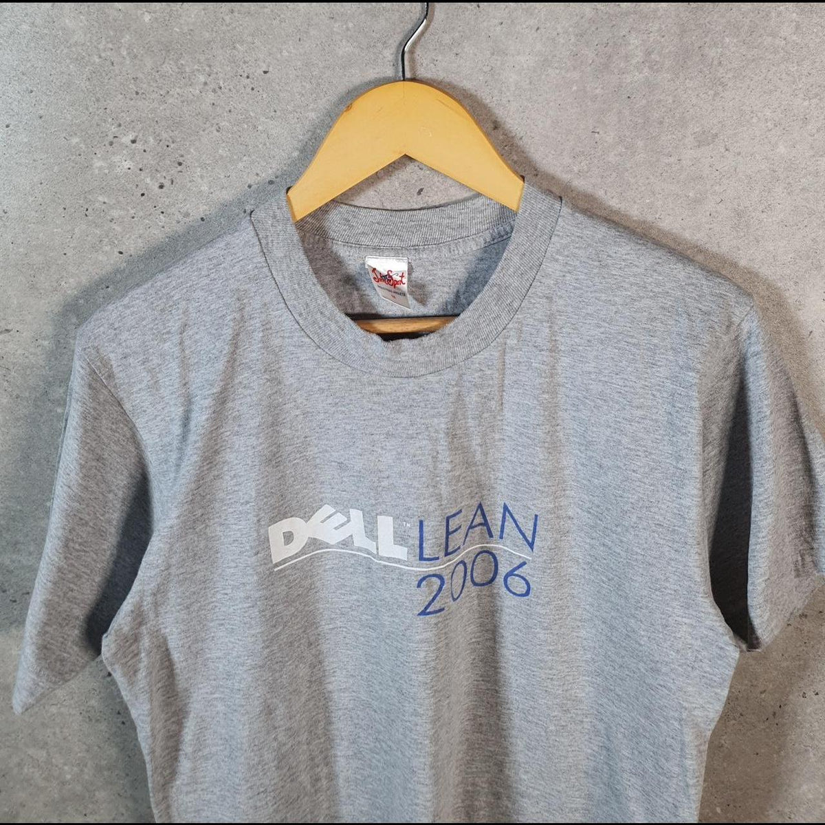 Vintage John Sport Dell Lean 2006 USA Single Stitch T Shirt Men’s Medium Grey