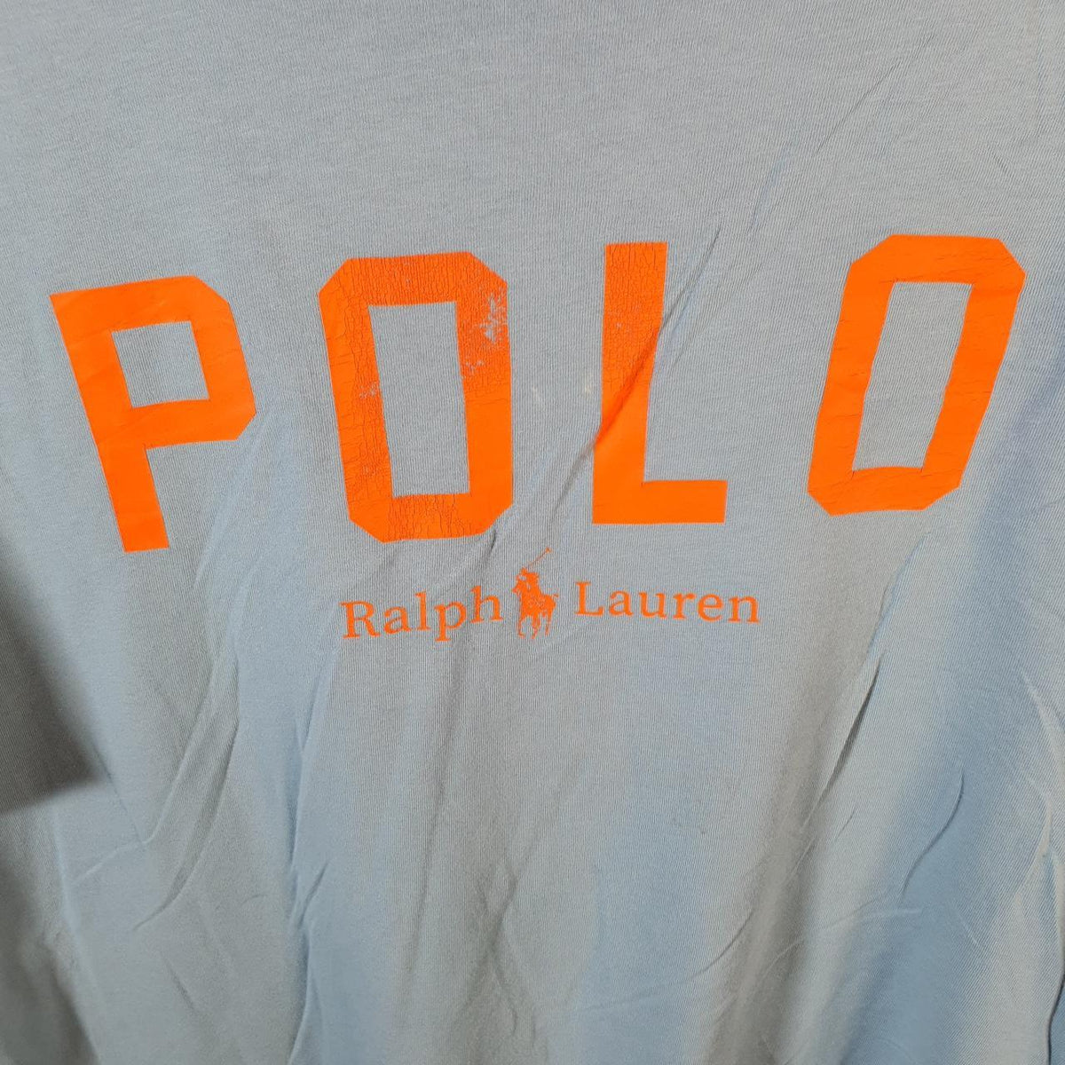 Vintage Ralph Lauren Polo T Shirt Men’s Large Blue Classic Fit Pony