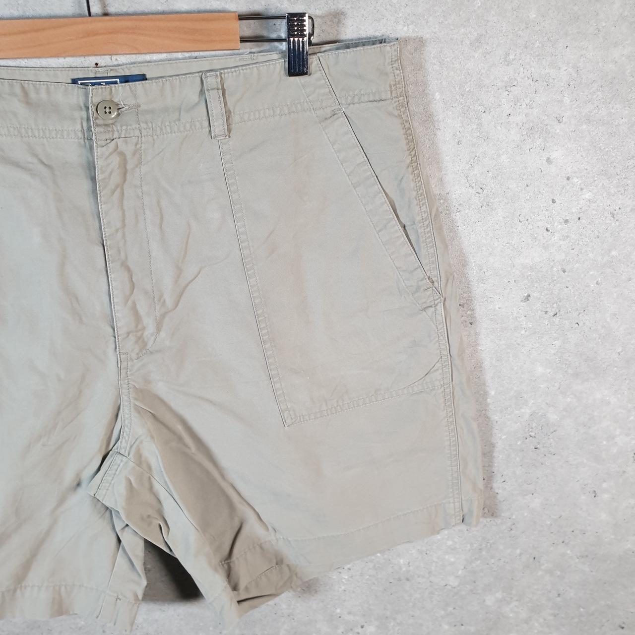 Vintage Ralph Lauren Polo Shorts Jorts Chino Cargo Men’s W36 Brown Baggy Cotton A4368