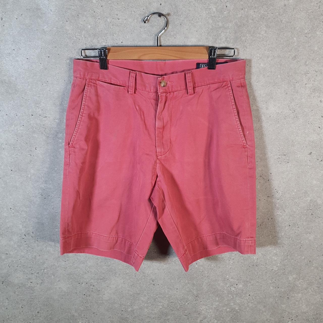 Vintage Ralph Lauren Polo Shorts Jorts Chino Cargo Men’s W30 Pink Baggy Cotton