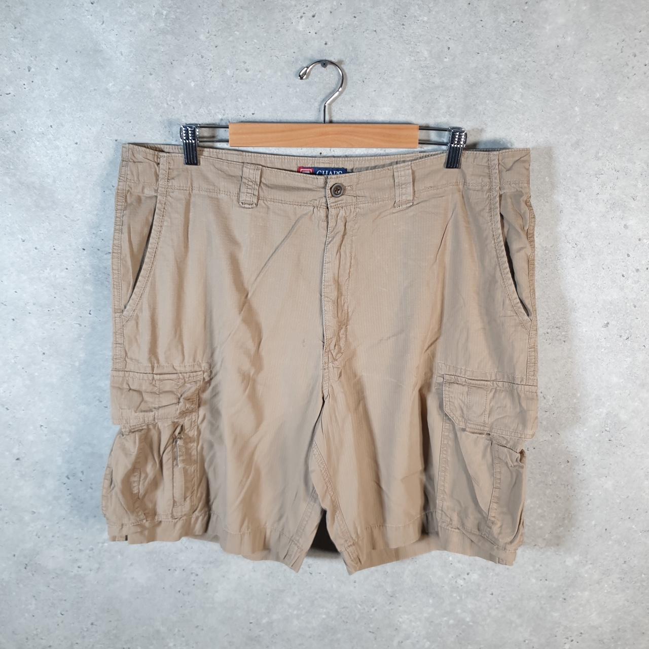 Vintage Chaps Ralph Lauren Polo Shorts Jorts Cargo Men’s W38 Brown Baggy Cotton