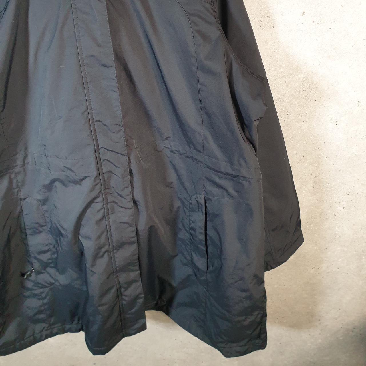 Vintage L.L. Bean Outdoors Nylon Jacket Mens 3XL Black Waterproof Shell Coat