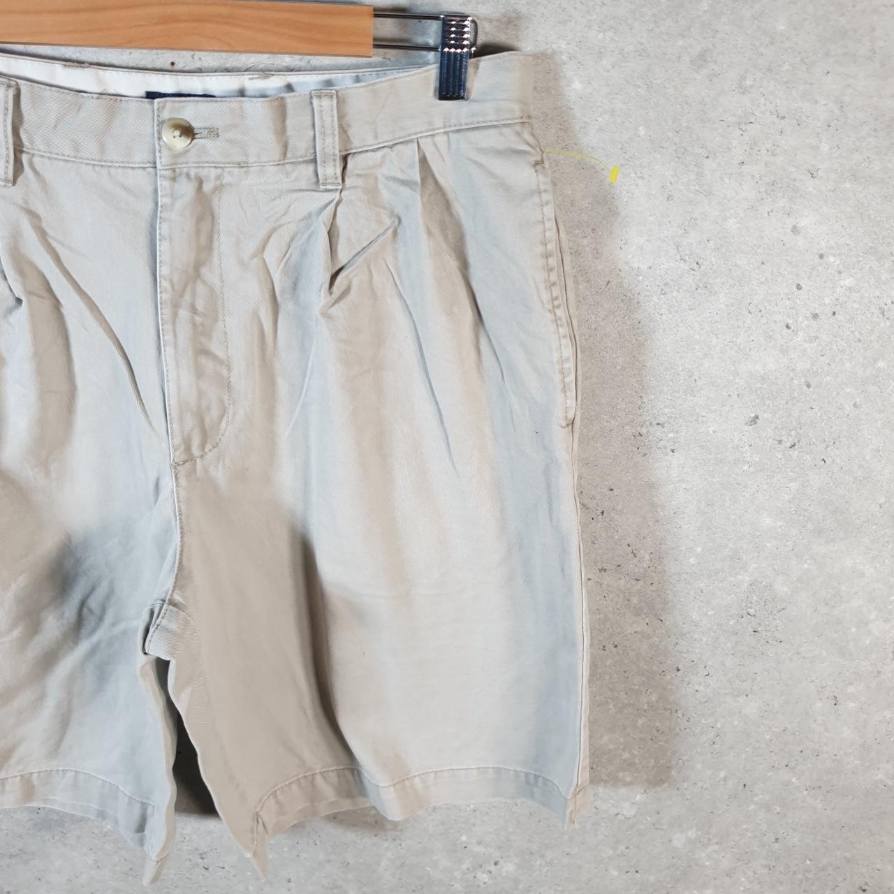 Vintage Izod Golf Chino Shorts Jorts Cargo Men’s W34 Brown Baggy Cotton