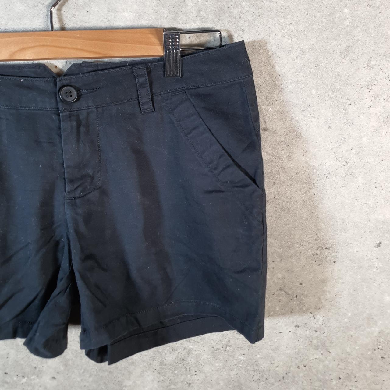 Vintage Columbia Performance Fishing Gear Shorts Womens Uk10 Navy Blue Athletic Hiking