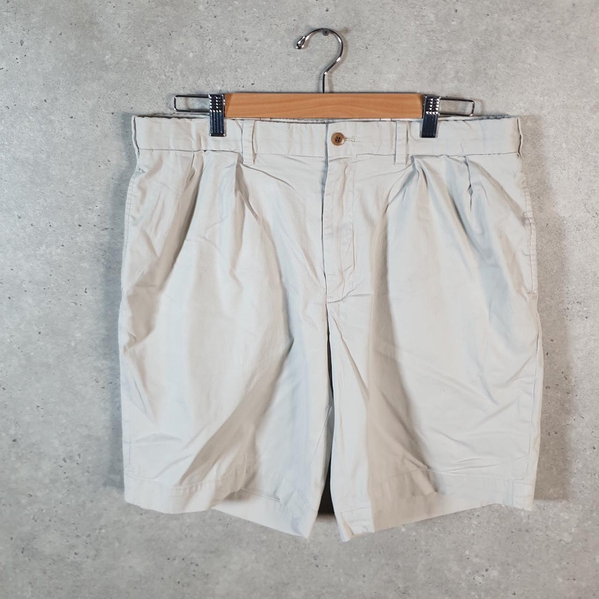 Vintage Ralph Lauren Polo Shorts Jorts Chino Cargo Men’s W35 Brown Baggy Cotton