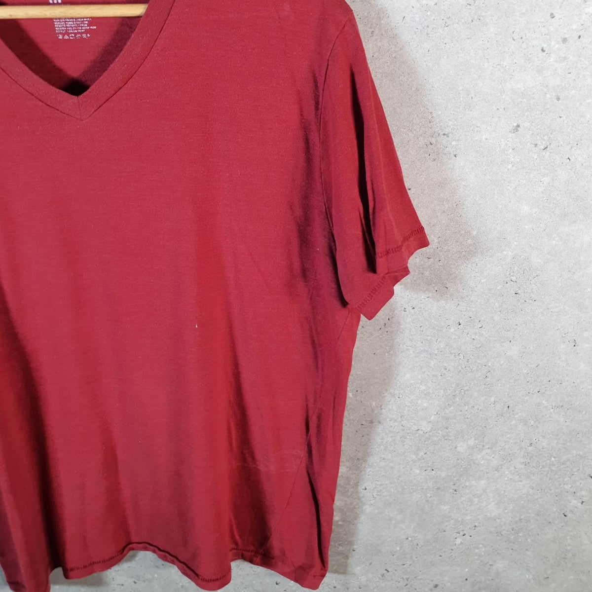 Vintage Gap T Shirt Men’s Large Burgundy Red Regular Fit Casual Blank