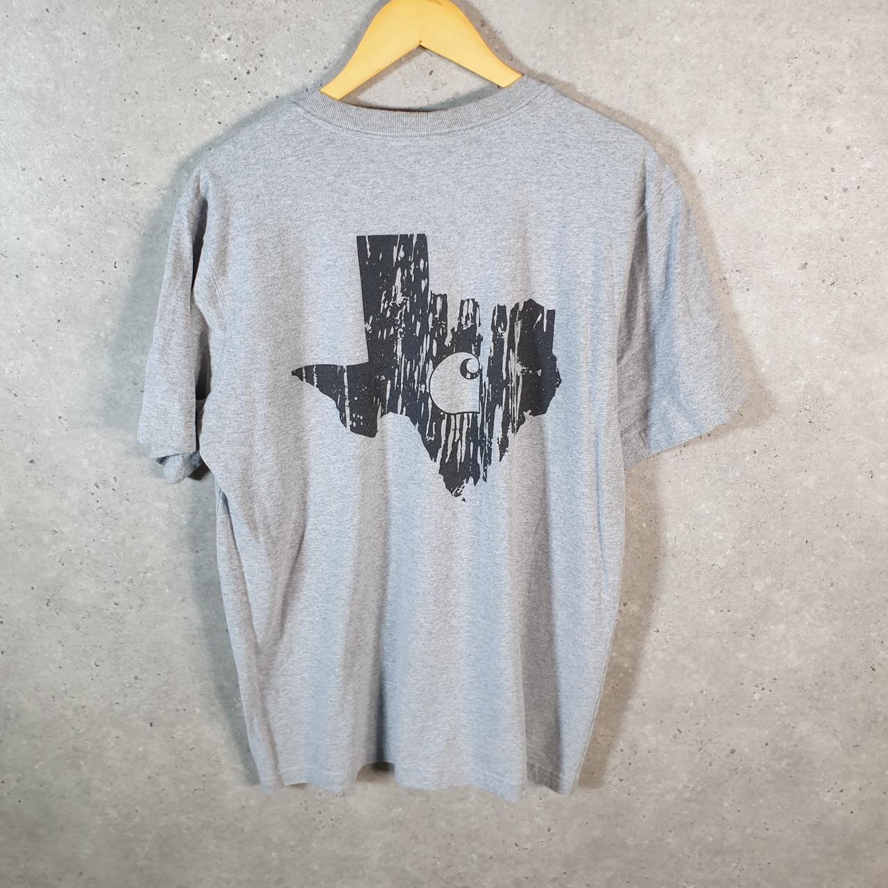 Vintage Carhartt Pocket T Shirt Men’s Medium Grey Workwear Chore Utility Relaxed Fit C9356