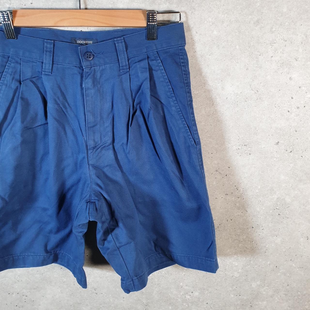 Vintage Dockers Chino Shorts Jorts Cargo Men’s W29 Blue Baggy Cotton