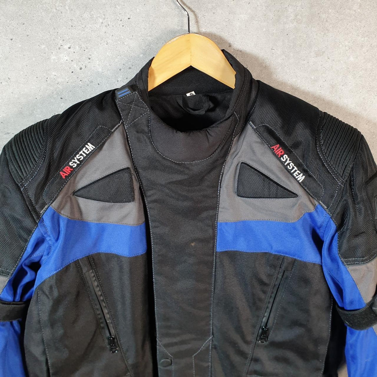 Vintage Rayven Motorcycle Jacket Mens Small Black Armoured Padded Shoulder Elbows