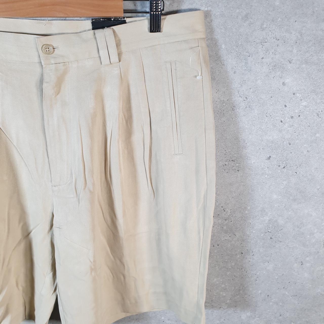 Vintage Izod Golf Chino Shorts Jorts Cargo Men’s W38 Brown Baggy Cotton