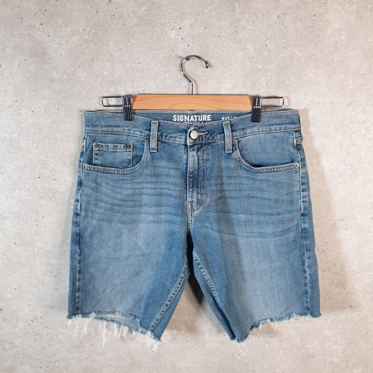 Vintage Levi’s Baggy Shorts Jorts Cargo Men’s W30 Blue Relaxed Denim