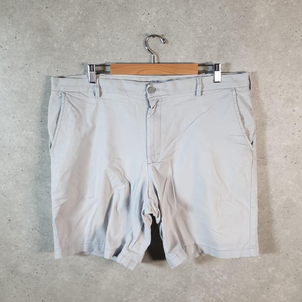 Vintage Izod Golf Chino Shorts Jorts Cargo Men’s W38 Brown Baggy Cotton